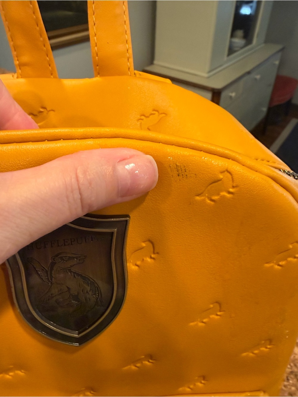 Hufflepuff Yellow Mini Backpack - Picture 2 of 7